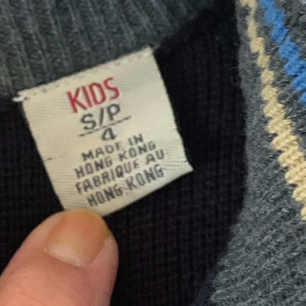 ⭐️boys Sweater By Quick Sz 4-5 - Picture 4 of 5